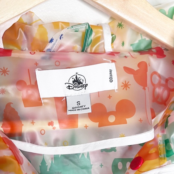 Disney’s Rainbow Mickey and Snacks Clear Raincoat - Picture 13 of 14